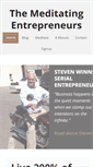 Mobile Screenshot of meditatingentrepreneur.com